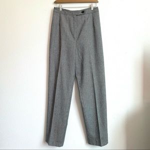 Vintage | Houndstooth Pattern Trousers by Evan Picone